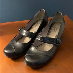Gently worn low heel Mary Janes
